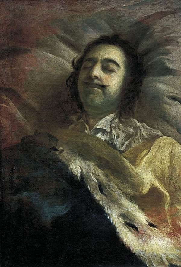 Петр I на смертном ложе. 1725