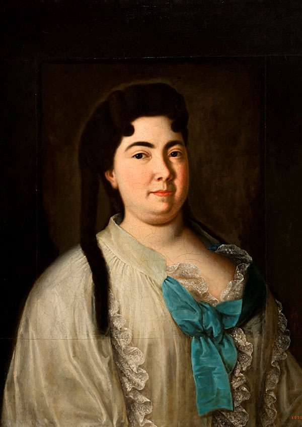 Портрет Екатерины I в пеньюаре. 1717. Луи Каравак