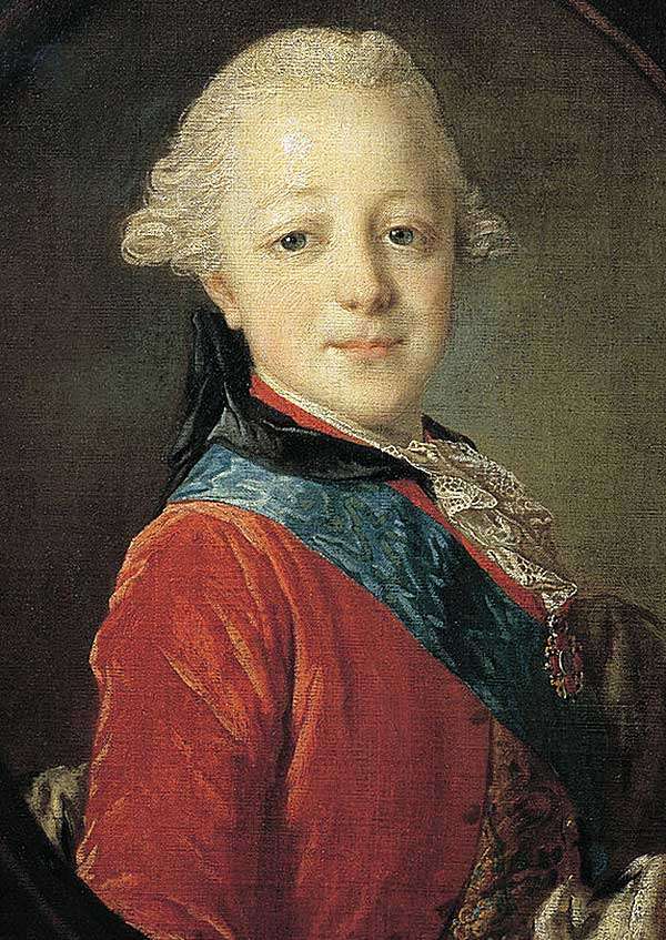 Портрет великого князя Павла Петровича в детстве. Рокотов Ф. С.1761