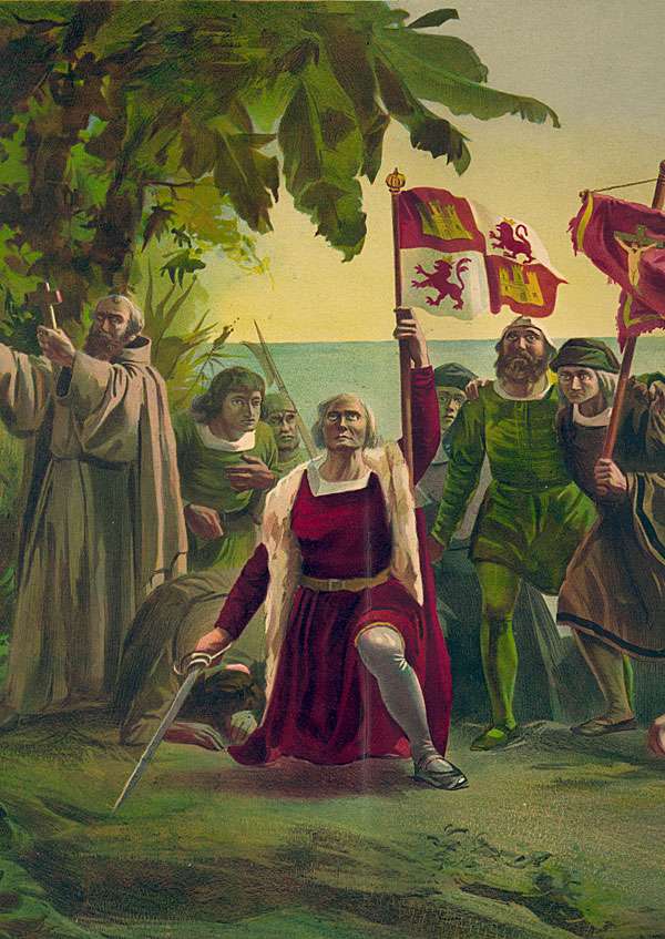 12 октября 1492 года, экспедиция Христофора Колумба достигла острова Сан-Сальвадор в Багамском архипелаге. Этот день считается официальной датой открытия Америки. 