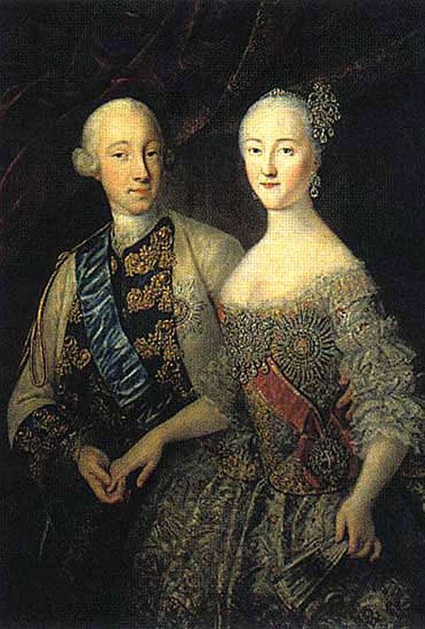 Екатерина II и Петр III