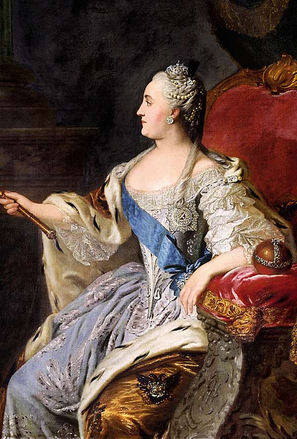 Екатерина II. Фёдор Рокотов. 1763 год. 