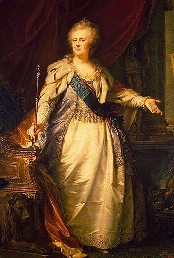Портрет Екатерины II. Лампи. 1793 год.