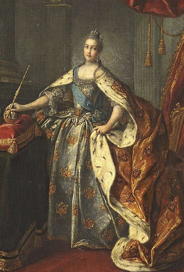 Портрет Екатерины II. Аргунов И. 1762