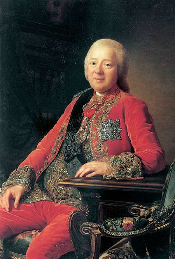Ники́та Ива́нович Па́нин. Портрет работы А. Рослина, 1777