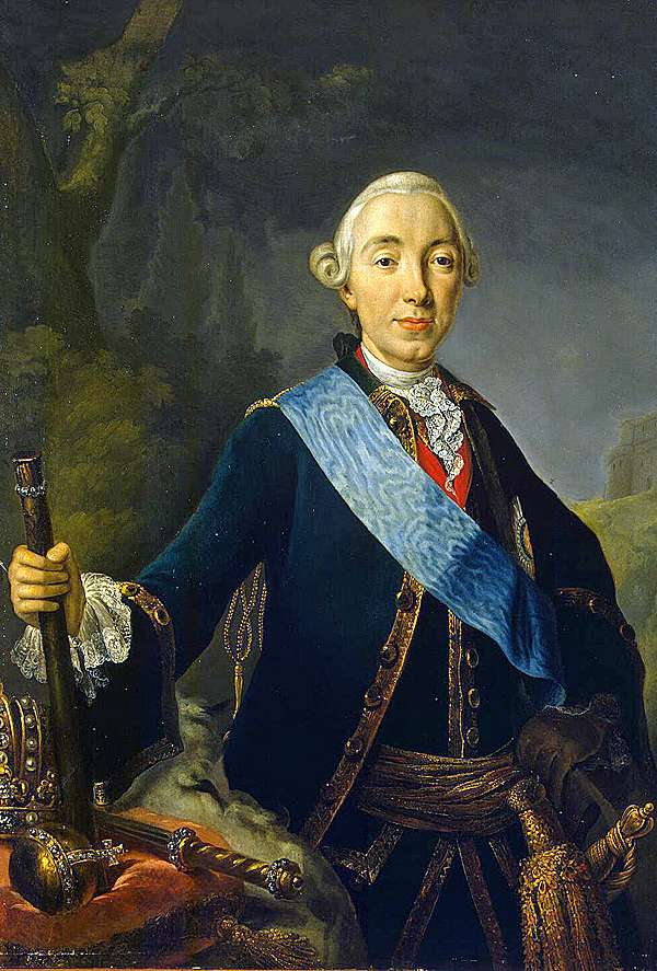 Коронационный портрет императора Петра III. Л. К. Пфандцельт