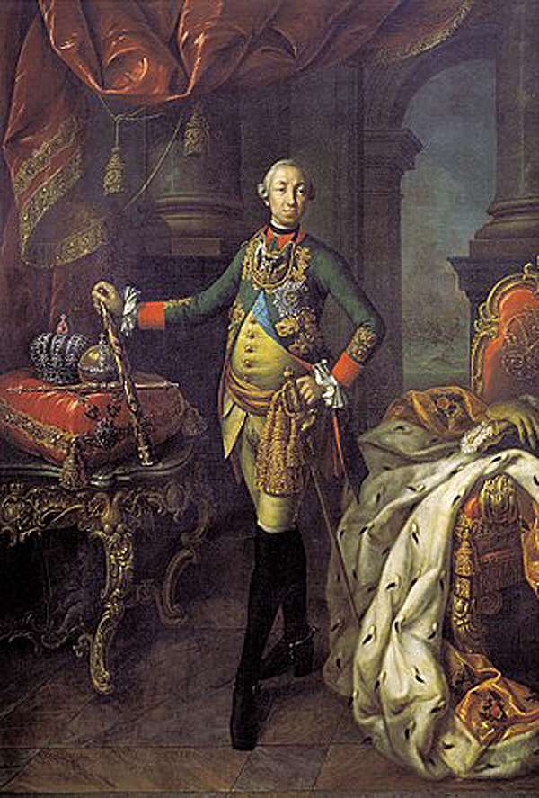 Портрет Петра III. А. П. Антропова, 1762