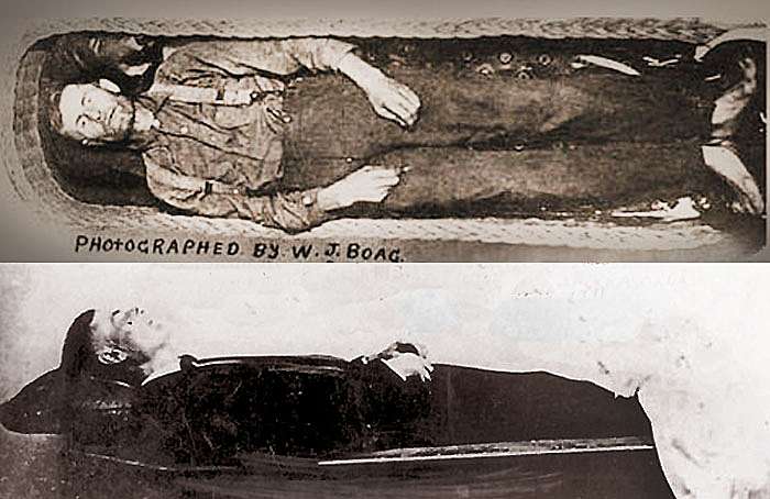 Тело Элмера МакКарди выставлено в морге.
