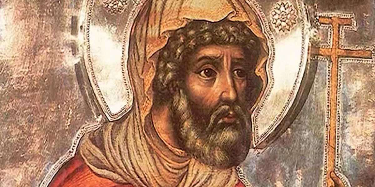 Мученик Лонгин сотник, стоявший у Креста Господня