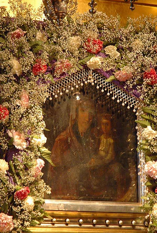 Споручница грешных» находится в московском храме святителя Николая Чудотворца в Хамовниках.