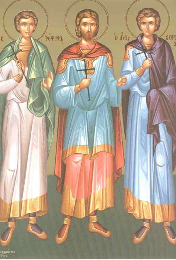 Священномученики Трофим и Фал Лаодикийские