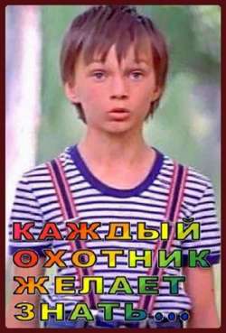Постер Каждый охотник желает знать...