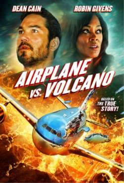 Постер Самолет против вулкана
