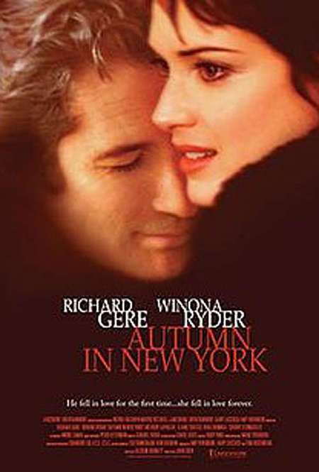 Постер. Фильм Осень в Нью-Йорке