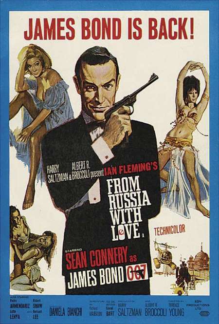 Постер. Фильм 007: Из России с любовью