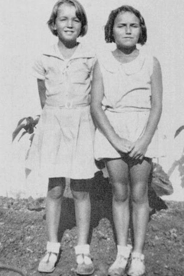 Мэрилин Монро в 9 лет в приюте -  1935 год 