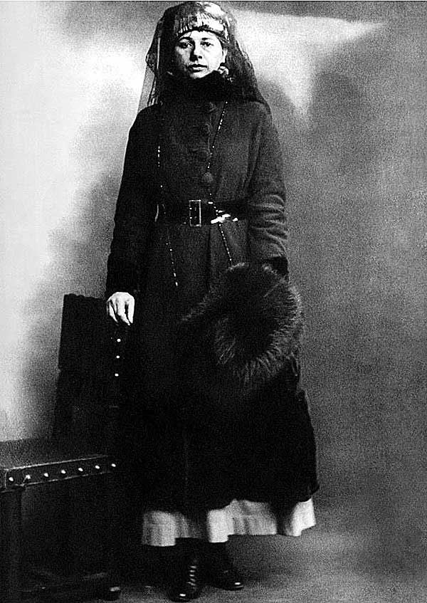 Мата Хари в день ареста 13 февраля 1917 года